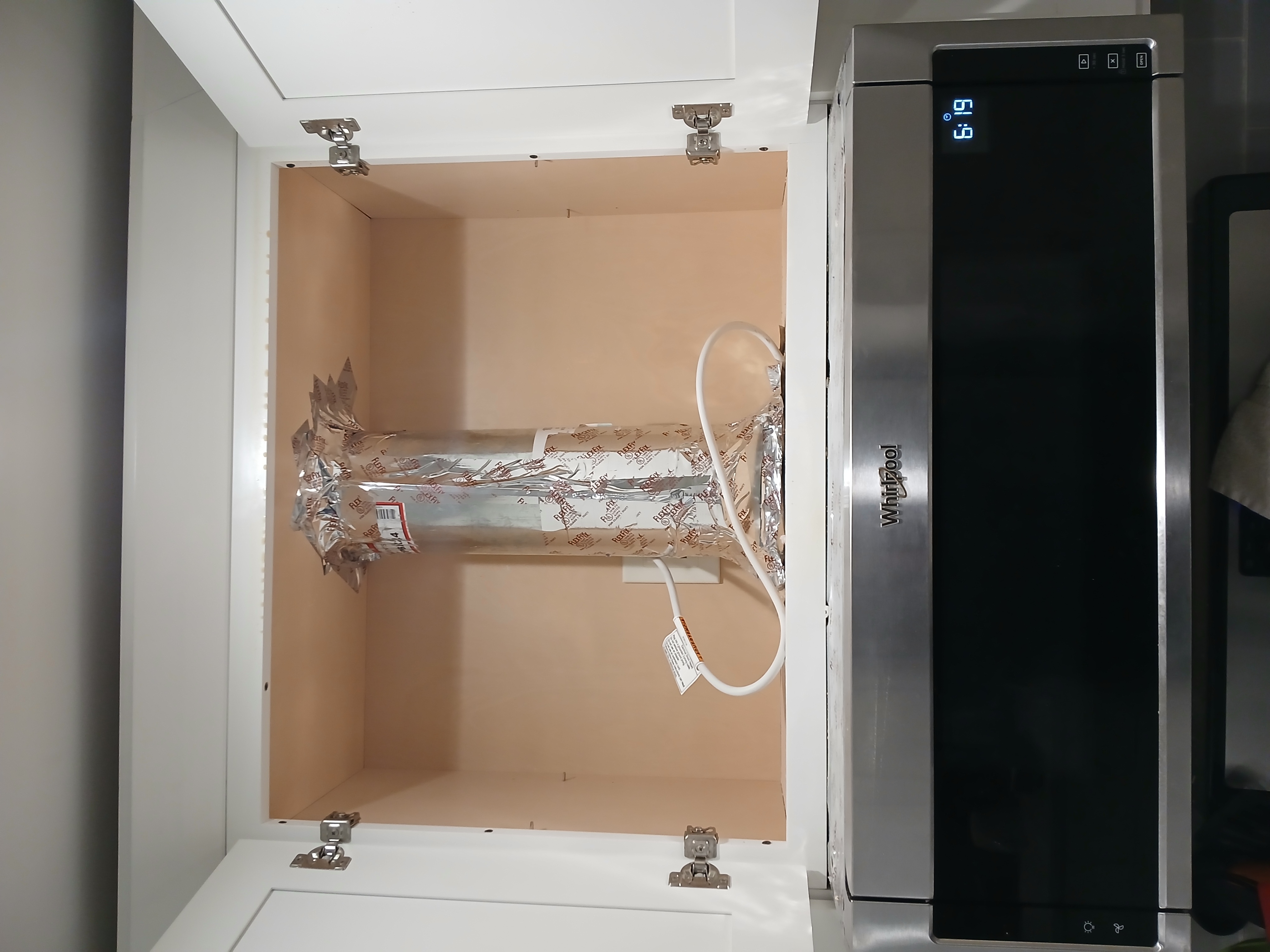 Microwave install after